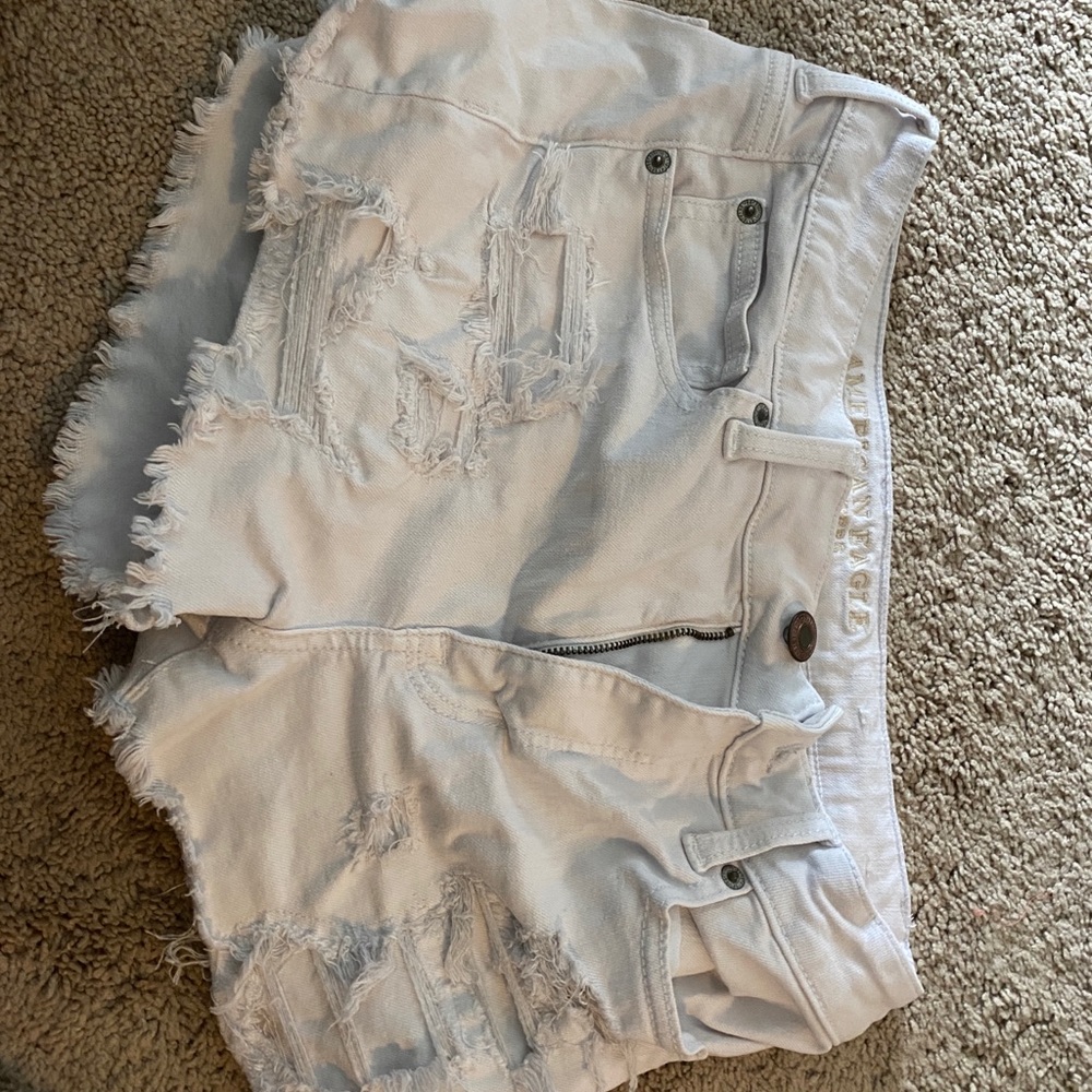 Cute white American Eagle Jean Shorts